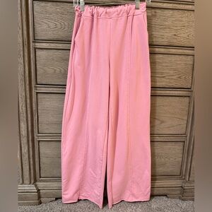 SHEIN Pink Wide Leg Pants